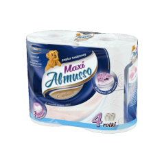 Almusso toaletný papier MAXI 3 vrstvový 4 ks -role 35m