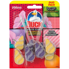 Duck WC závěs Active Clean Tropical Adventure, 2× 38,6 g
