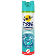 Emulsio Mangia Polvere Igienizzante Hi-Tech 300 ml - Čisticí sprej s antistatickým účinkem a dezinfekční přísadou