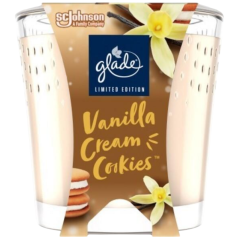 Glade sviečka vonná Maxi Vanilla Cream Cookies, 204 g