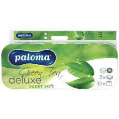 Paloma Deluxe Green Tea toaletný papier 3 vrstvý 10 rolí
