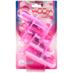 wOOm WC záveska 4x50g farbiaca - Flowers