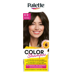 Schwarzkopf Palette Color Shampoo barva na vlasy 4-0 Tmavě hnědá 50 ml