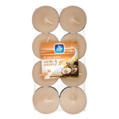 PanAroma Vonné čajové sviečky Vanilla & Coconut 16ks