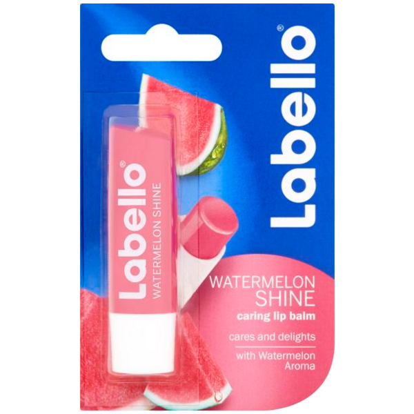 Labello Watermelon Shine tónovací balzám na rty, 4,8 g