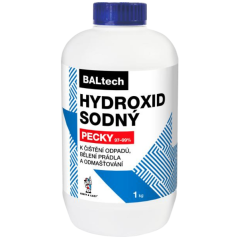 BALTECH hydroxid sodný na čistenie odpadu, perličky, 1 kg