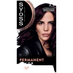 Syoss barva na vlasy, 3-3 tmavě fialový