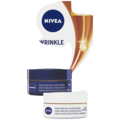 Nivea Anti-Wrinkle Contouring 65+ denní a noční krém pro zlepšení kontur, 2 × 50 ml