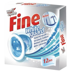Fine White ubrousky na pranie bieliace 12ks