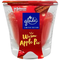 Glade svíčka vonná Warm Apple Pie, 112 g