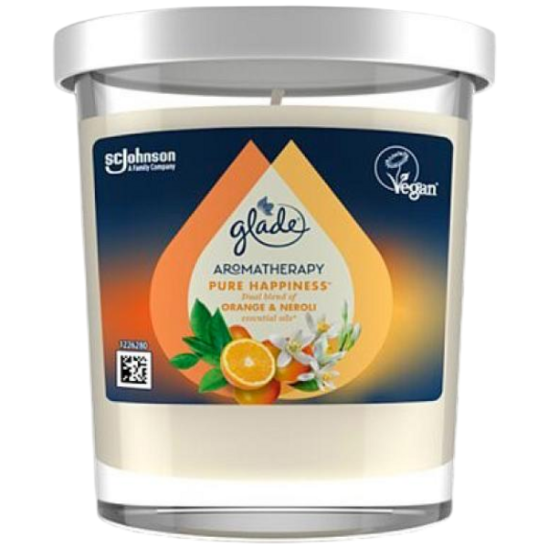 Glade Aromatherapy svíčka vonná Pure Happiness, 170 g