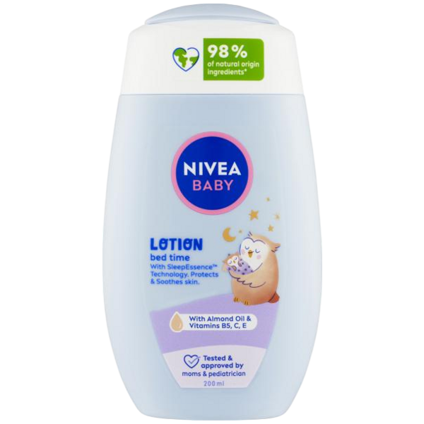 Nivea Baby Bed Time telové mlieko, 200 ml