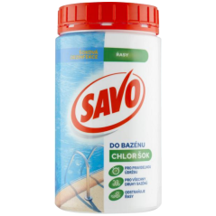 Savo Chlor Šok dezinfekce proti řasám do bazénu, 0,85 kg