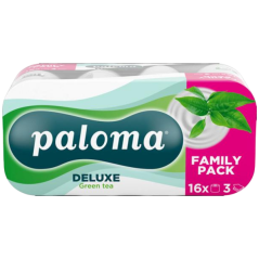 Paloma 3vrstvový toaletný papier Green Tea, 16 rolí