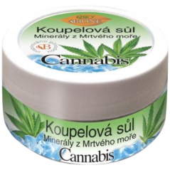 Koupelová sůl s minerály z Mrtvého moře CANNABIS 200 g