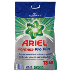 Ariel Formula Pro Plus prací prášok pre profesionálne použitie 130 dávok 13 kg