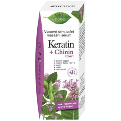 Vlasové stimulačné masážne sérum KERATIN + CHININ 215 ml