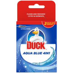 Duck WC závěs Aqua Blue Efekt modré vody náplň a závěs, 2× 40 g