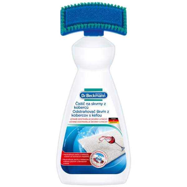 Dr. Beckmann čistič na skvrny z koberců s kartáčem, 650 ml Dr. Beckmann čistič na skvrny z koberců s kartáčem, 650 ml