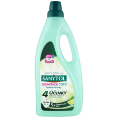 Sanytol Dezinfekce čistič podlahy & plochy limetka 4 účinky, 1 l