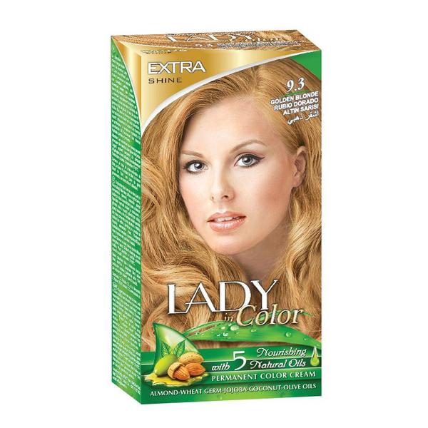 Farba na vlasy LADY in Color, 9.3 Zlatá blond