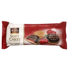 Softcakes Kirsch - piškótový dezert s ovocným želé, 135g