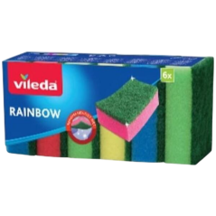 Vileda houbička Rainbow 6ks