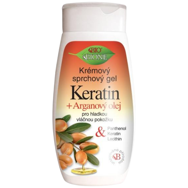 Krémový sprchový gel ARGANOVÝ OLEJ + KARITÉ 260 ml