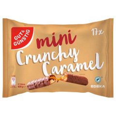 GG Čokoládové mini tyčinky s karamelem Crazy Crunch 400g