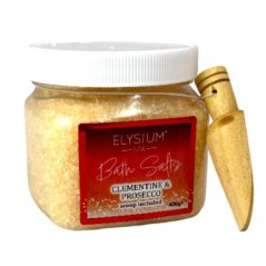 Elysium Spa Vianočná relaxačná soľ Clementine Prosecco 400g