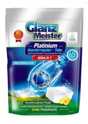 Glanz Meister Platinium tablety do myčky Alles in 1Lemon 65 ks