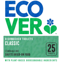 Ecover tablety do myčky Classic Lemon & Lime, 25 ks