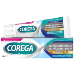 Corega bez príchute extra silný fixačný krém na zubné náhrady 40 g