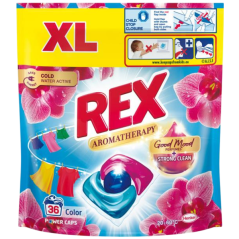 REX prací kapsle Aromatherapy Orchid Color 36 praní, 432g