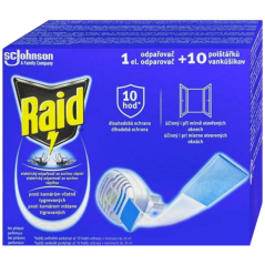 Raid Elektrický odpařovač, suchý polštářek 1+10 ks