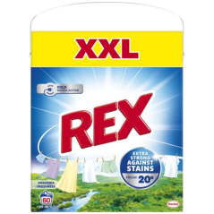 Rex Amazonia Freshness prací prášok, 3,3 kg, 60 dávok