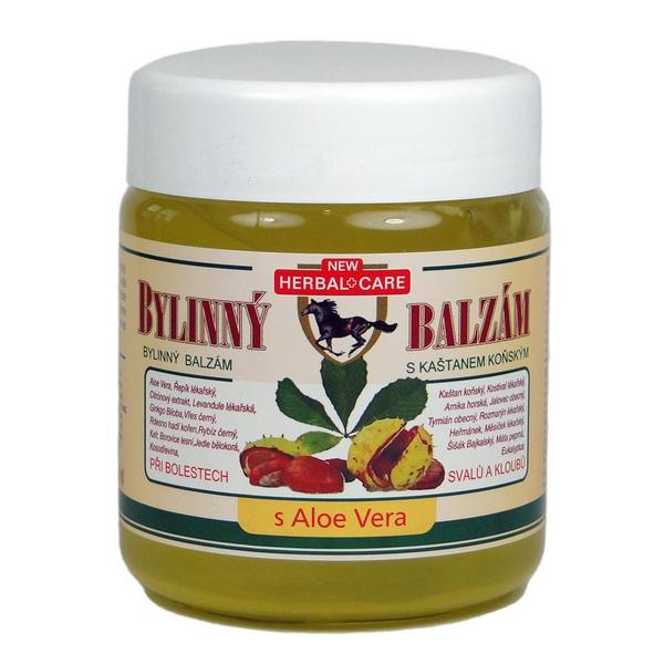 Bylinný balzám s kaštanem koňským Aloe vera 500 ml Bylinný balzám s kaštanem koňským Aloe vera 500 ml