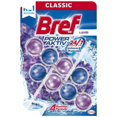 Bref WC blok Power Aktiv Lavender, 2× 50 g