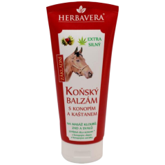 Herbavera Koňský balzám s konopím a kaštanem, 200 ml
