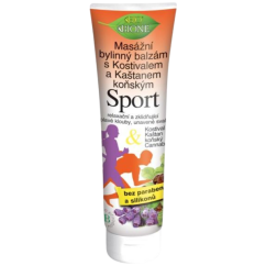 Masážní bylinný balzám s Kostivalem a Kaštanem koňským Sport 300 ml