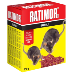 Ratimor Plus Bromadiolon nástraha na hlodavce, granule, 150 g