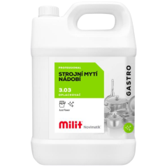 Milit Novimatik na umývačky riadu, oplachovač, 5 l