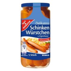 GG Delikátne šunkové párky 5ks, 380g