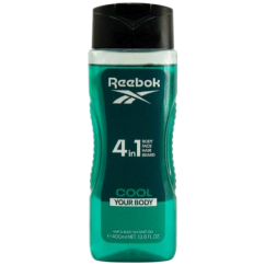 Reebok Men Cool Your Body sprchový gel 4v1, 400 ml