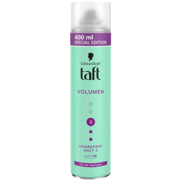 Taft lak na vlasy Volumen, fixace 3, 400 ml