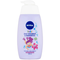 Nivea Kids Girl 2v1 sprchový gel a šampon, 500 ml