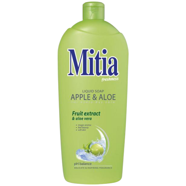 Mitia Apple & Aloe tekuté mydlo, náplň, 1 l