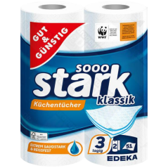 GG Kuchynské utierky 3-vrstvé 2x51 útržkov