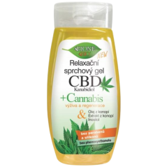 Relaxační sprchový gel CBD Kanabidiol 260 ml