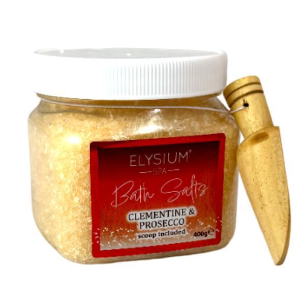 Elysium Spa Vánoční relaxační sůl Clementine Prosecco 400g Elysium Spa Vánoční relaxační sůl Clementine Prosecco 400g